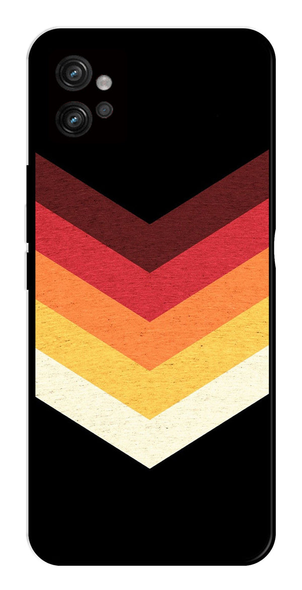 MultiColor Arrow Metal Mobile Case for Moto G32   (Design No -04)