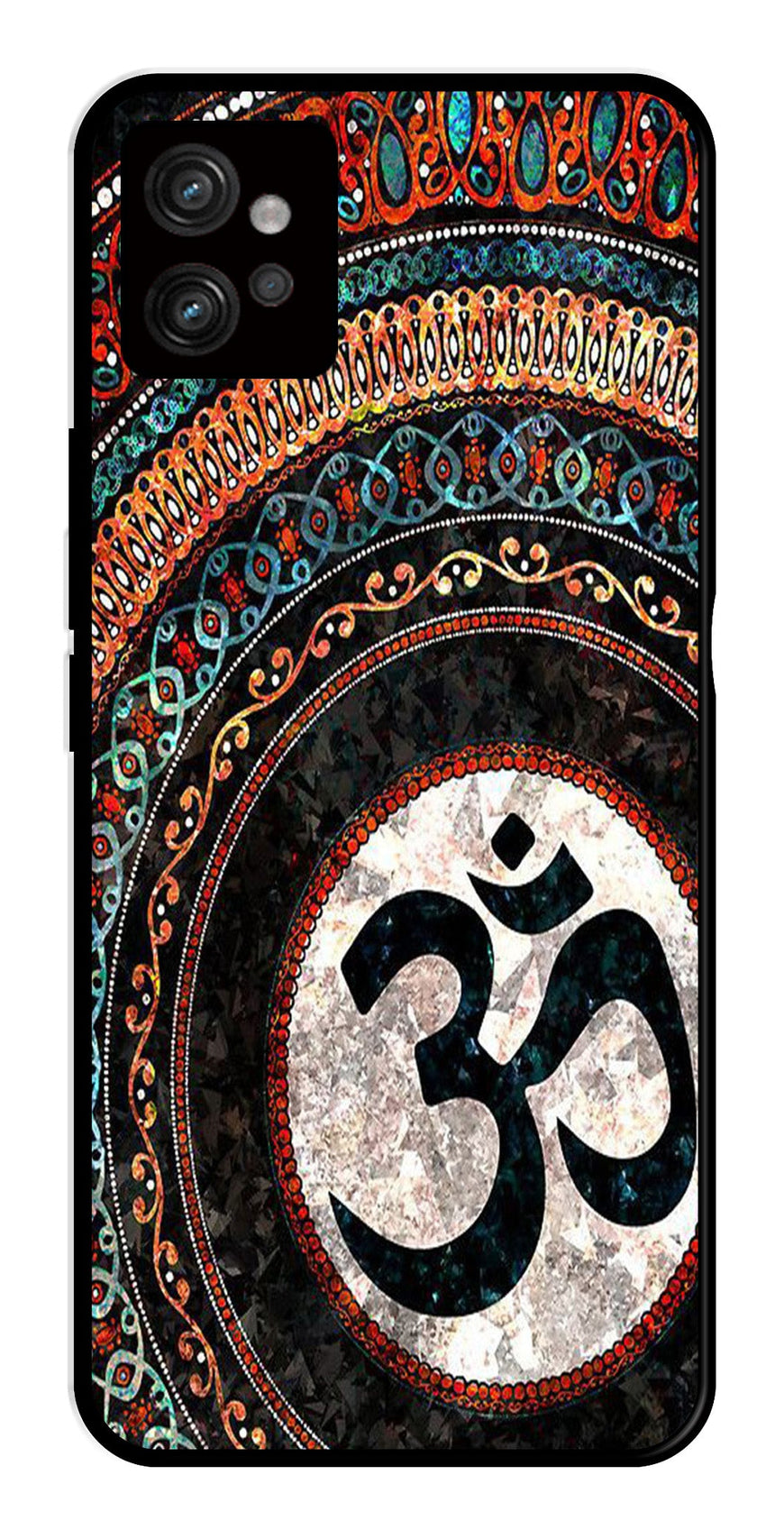 Oum Design Metal Mobile Case for Moto G32   (Design No -15)