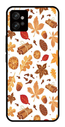 Autumn Leaf Metal Mobile Case for Moto G32