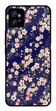 Flower Design Metal Mobile Case for Moto G32