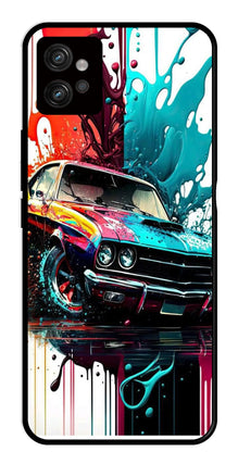 Vintage Car Metal Mobile Case for Moto G32