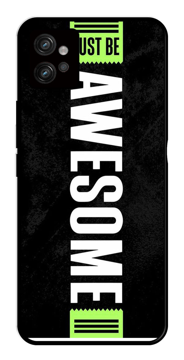 Awesome Metal Mobile Case for Moto G32   (Design No -33)