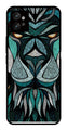 Lion Pattern Metal Mobile Case for Moto G32   (Design No -40)