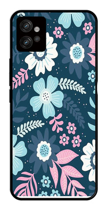 Flower Leaves Design Metal Mobile Case for Moto G32