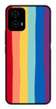 Rainbow MultiColor Metal Mobile Case for Moto G34   (Design No -03)
