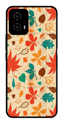Leafs Design Metal Mobile Case for Moto G34