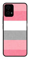 Pink Pattern Metal Mobile Case for Moto G34   (Design No -23)