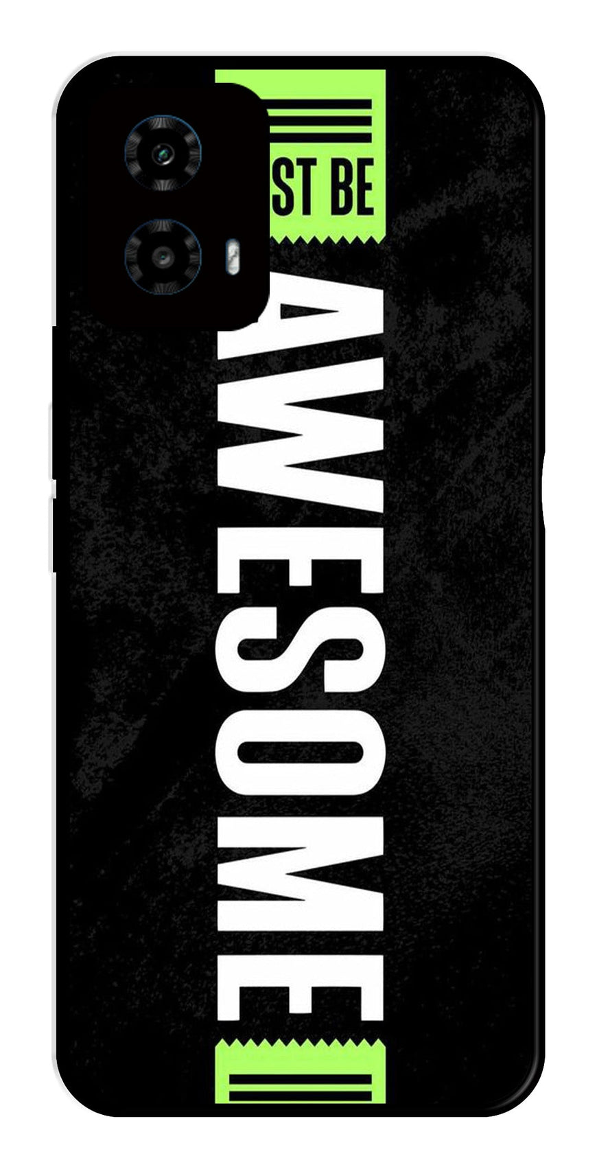 Awesome Metal Mobile Case for Moto G34   (Design No -33)