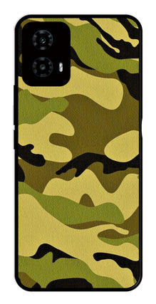 Army Pattern Metal Mobile Case for Moto G34