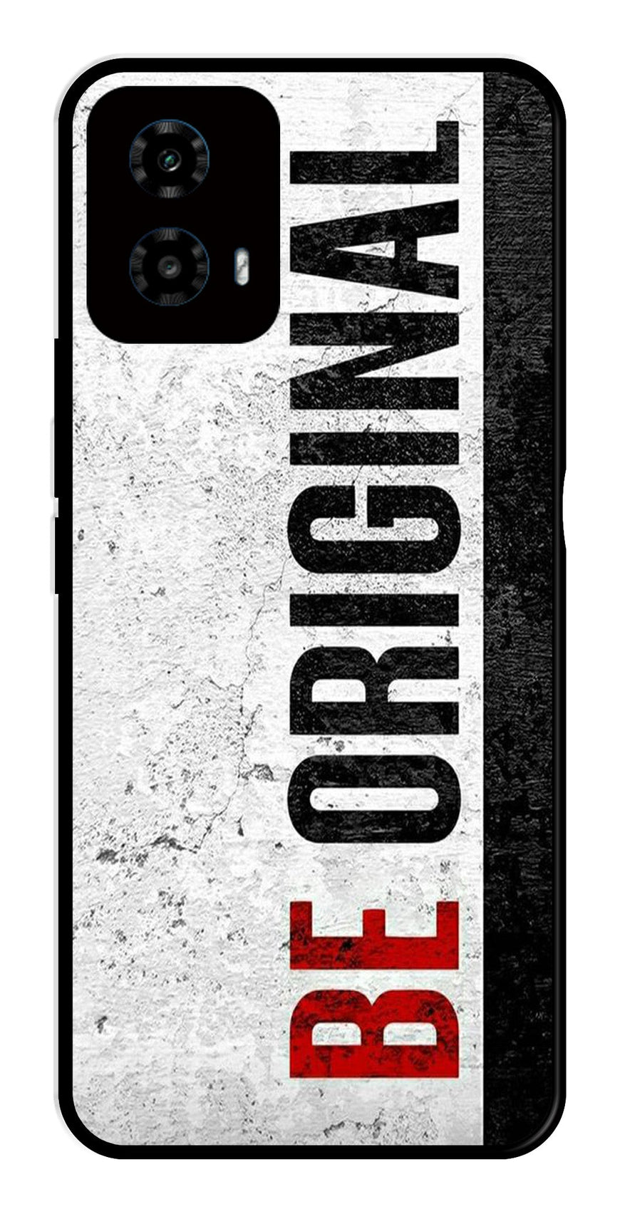 Be Original Metal Mobile Case for Moto G34   (Design No -38)