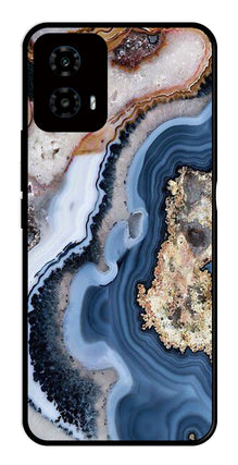 Marble Design Metal Mobile Case for Moto G34