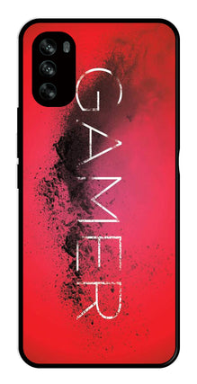 Gamer Pattern Metal Mobile Case for Moto G62