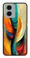 Modern Art Metal Mobile Case for Moto G13 (Design No -11)