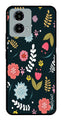 Floral Pattern2 Metal Mobile Case for Moto G13 (Design No -12)