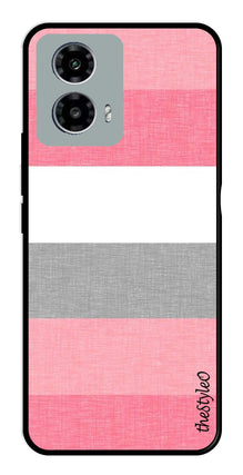 Hearts Pattern Metal Mobile Case for Moto G13