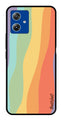 Muted Rainbow Metal Mobile Case for Moto G14 (Design No -02)
