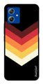 MultiColor Arrow Metal Mobile Case for Moto G14 (Design No -04)