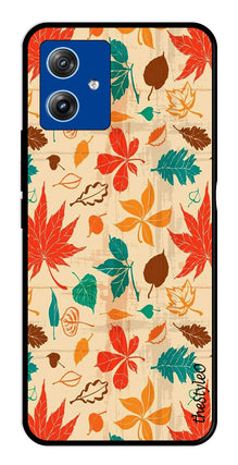Autumn leaves Metal Mobile Case for Moto G14