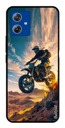 Bike Rider Metal Mobile Case for Moto G14