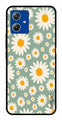 Floral Design Metal Mobile Case for Moto G14 (Design No -87)
