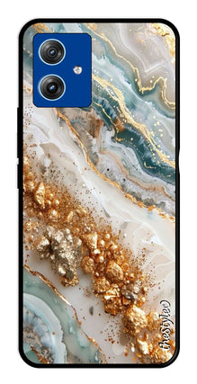 Marble Design Metal Mobile Case for Moto G14