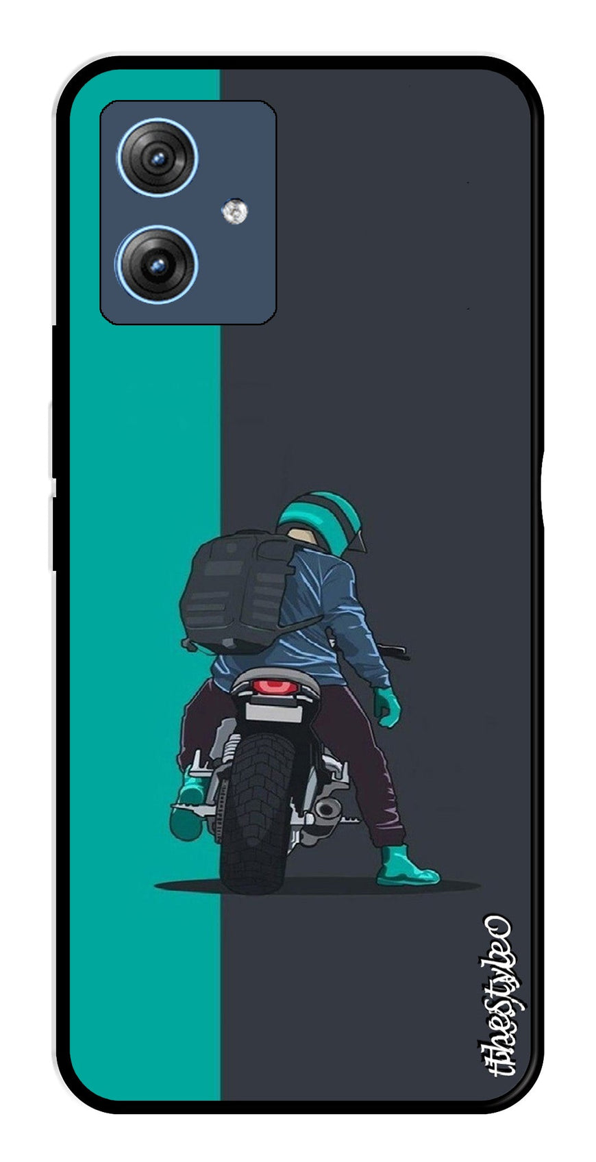 Bike Lover Metal Mobile Case for Moto G64 5G (Design No -05)