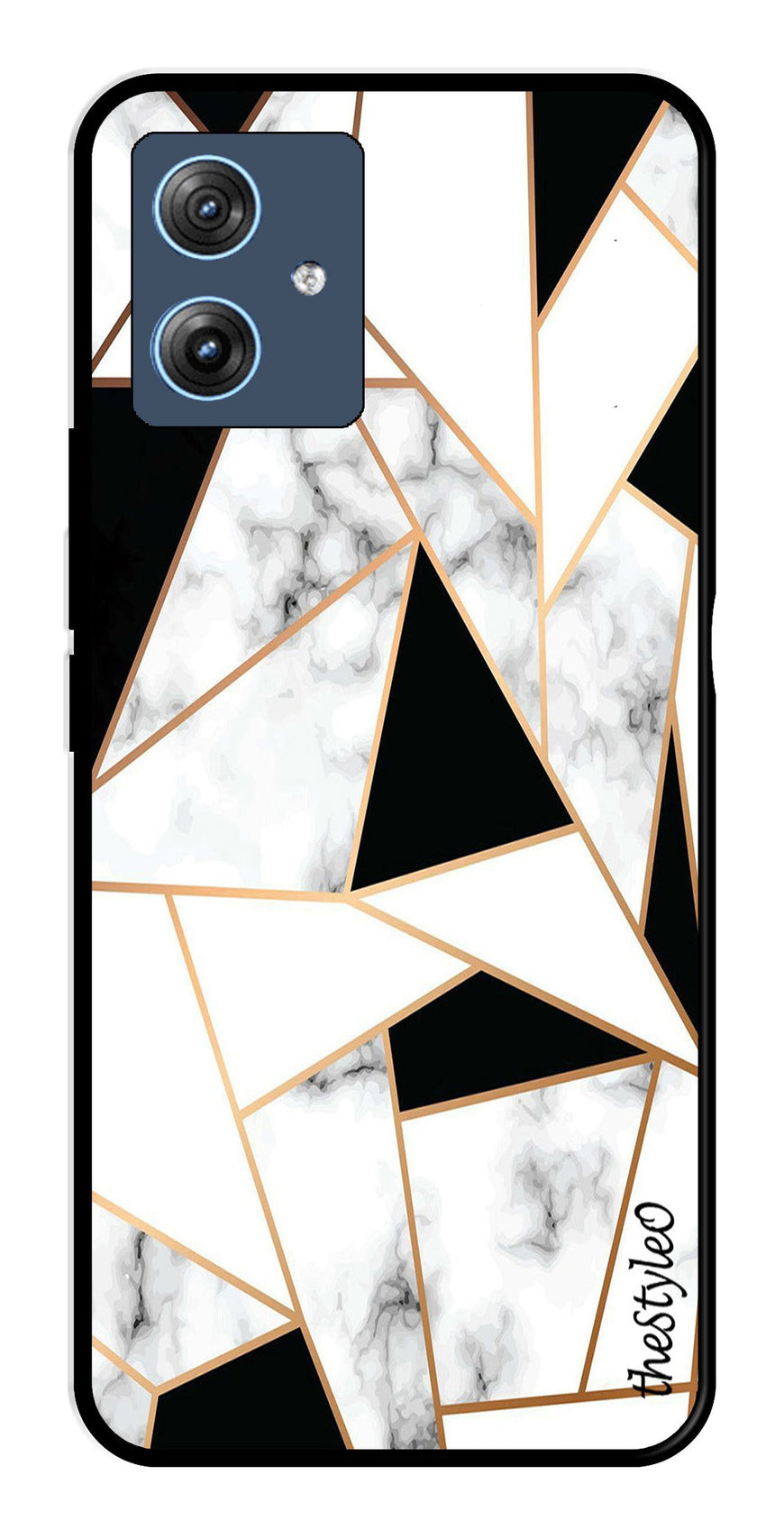 Marble Design2 Metal Mobile Case for Moto G64 5G (Design No -08)