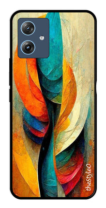 Modern Art Metal Mobile Case for Moto G64 5G