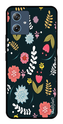 Floral Pattern2 Metal Mobile Case for Moto G64 5G