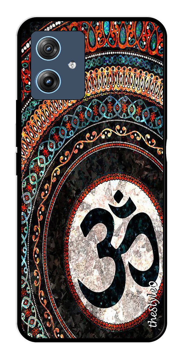 Leafs Design Metal Mobile Case for Moto G64 5G (Design No -14)
