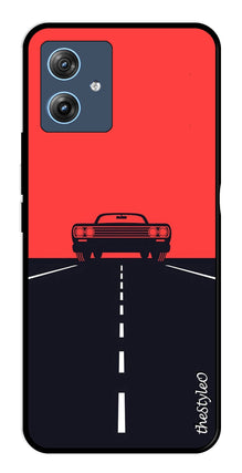 Owls Pattern Metal Mobile Case for Moto G64 5G