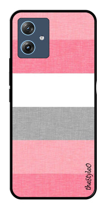 Hearts Pattern Metal Mobile Case for Moto G64 5G