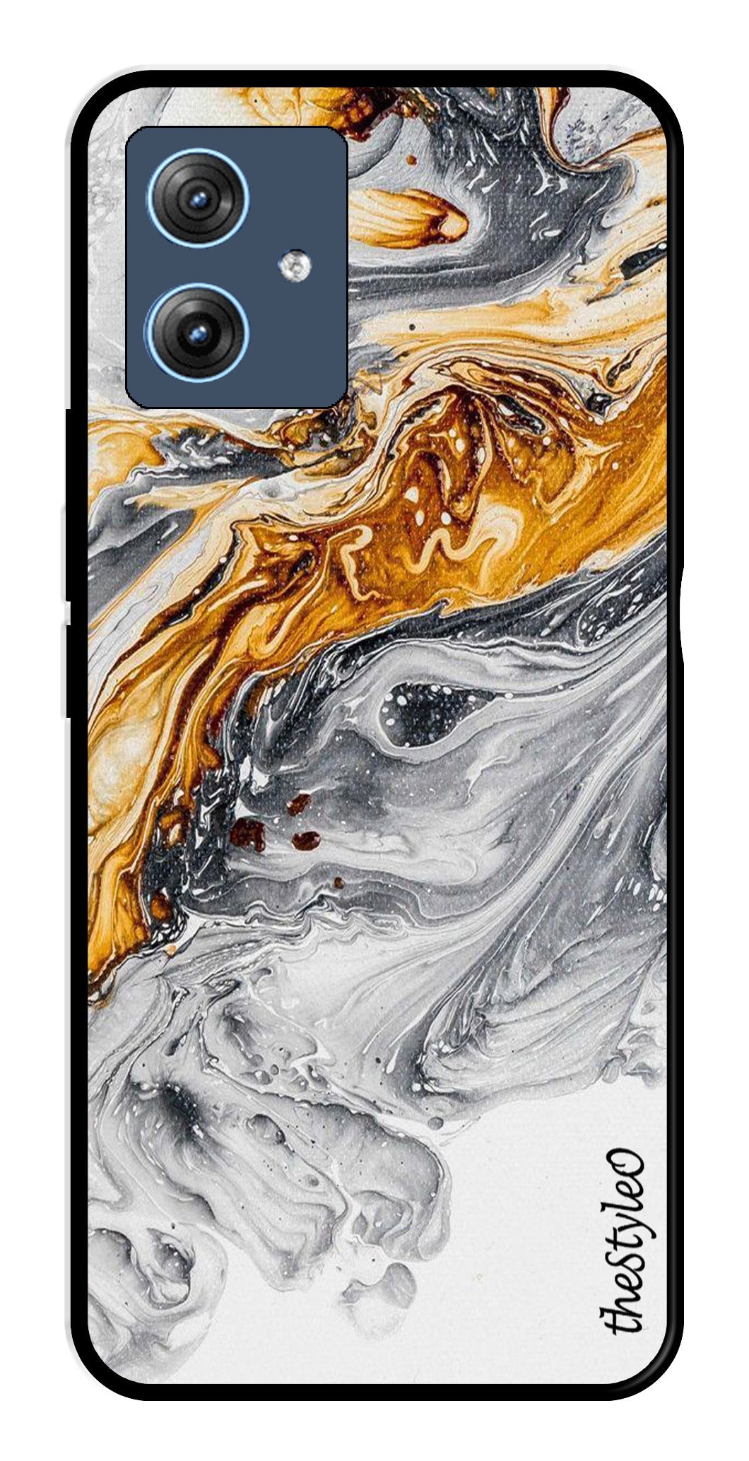 Army Pattern Metal Mobile Case for Moto G64 5G (Design No -35)