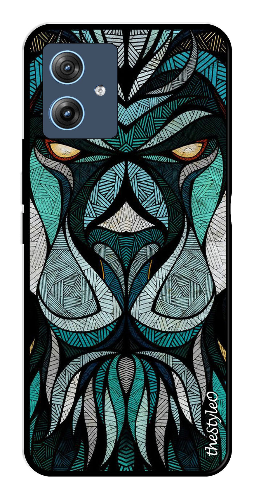 Muted Rainbow Metal Mobile Case for Moto G64 5G (Design No -39)