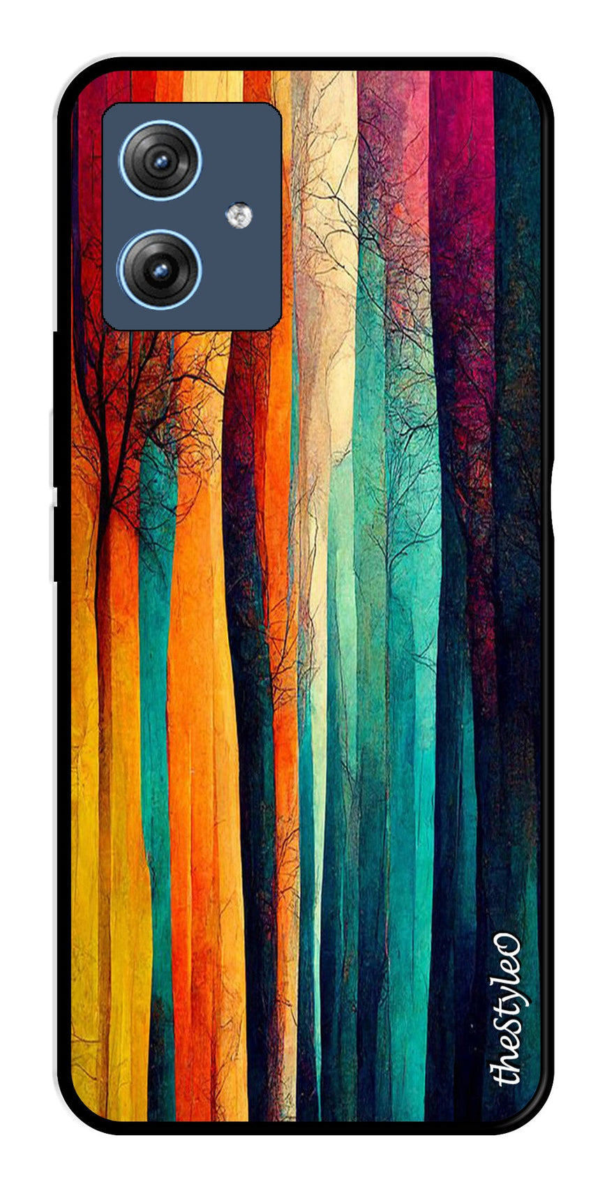 Marble Design Metal Mobile Case for Moto G64 5G (Design No -46)