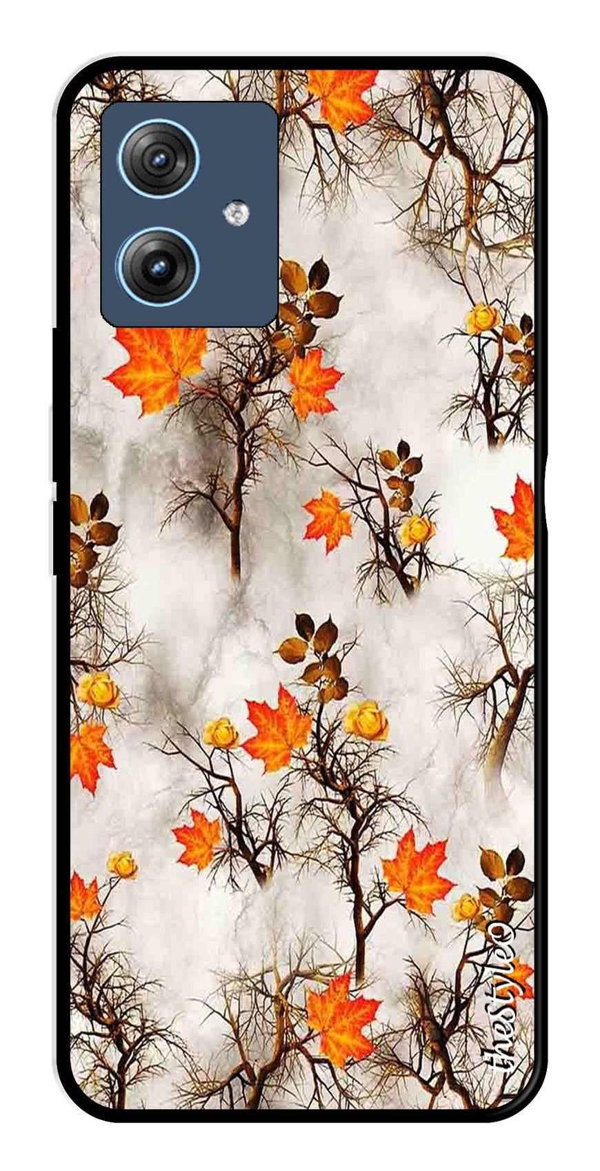 Map Design Metal Mobile Case for Moto G64 5G (Design No -54)