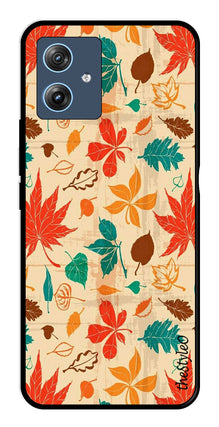 Autumn leaves Metal Mobile Case for Moto G64 5G