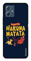 Hakuna Matata Metal Mobile Case for Moto G64 5G (Design No -62)