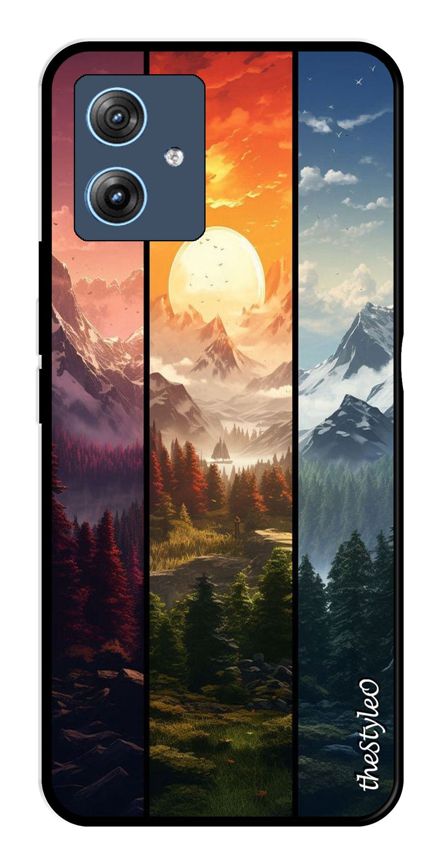 Nature Design Metal Mobile Case for Moto G64 5G (Design No -71)