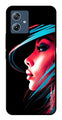 Elegant Woman Metal Mobile Case for Moto G64 5G (Design No -86)