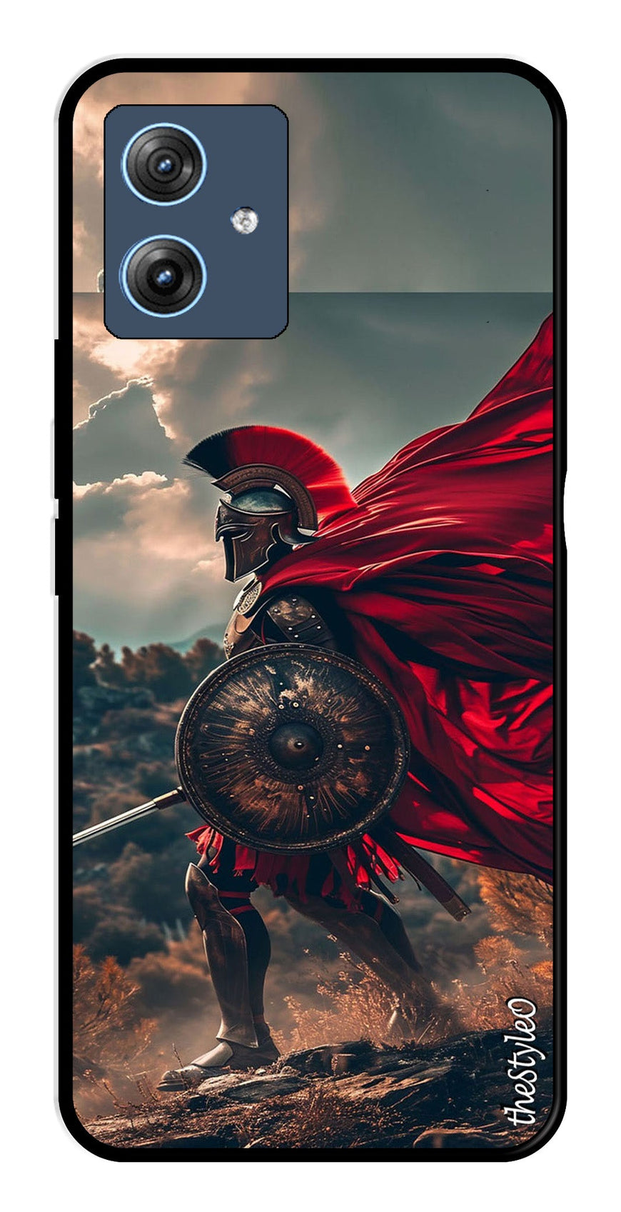 Spartan Fighter Metal Mobile Case for Moto G64 5G (Design No -89)