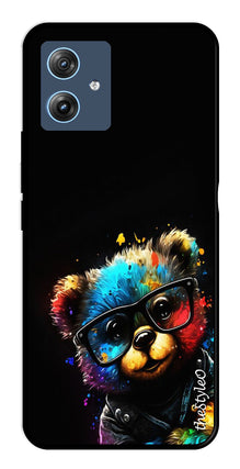 Teddy Bear Metal Mobile Case for Moto G64 5G