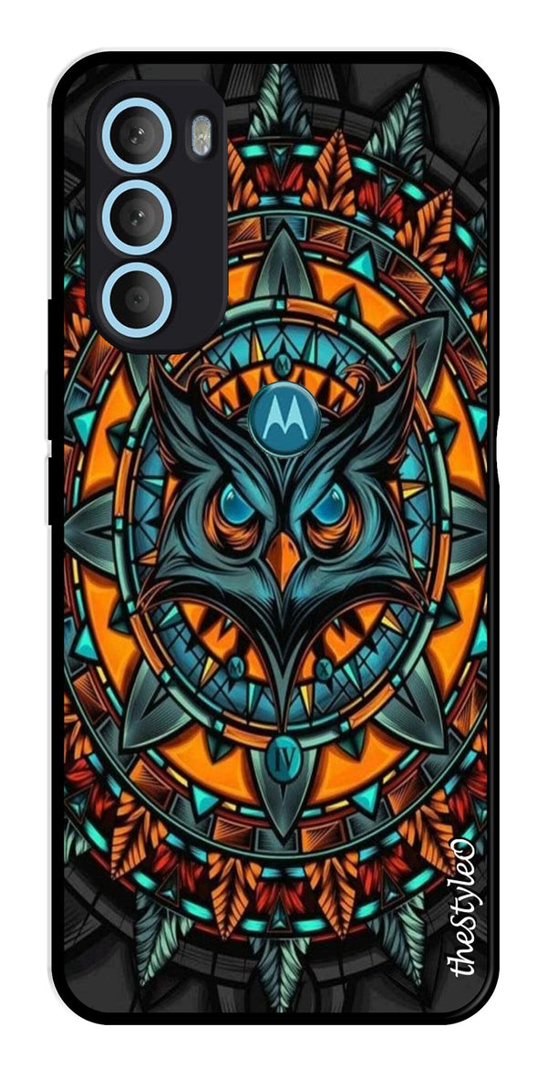 Gamer Pattern Metal Mobile Case for Moto G71 5G (Design No -41)