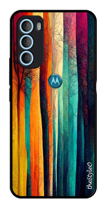 Marble Design Metal Mobile Case for Moto G71 5G