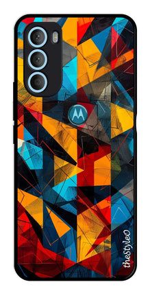 Abstract Art Metal Mobile Case for Moto G71 5G