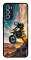 Bike Rider Metal Mobile Case for Moto G71 5G (Design No -59)