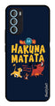 Hakuna Matata Metal Mobile Case for Moto G71 5G (Design No -62)