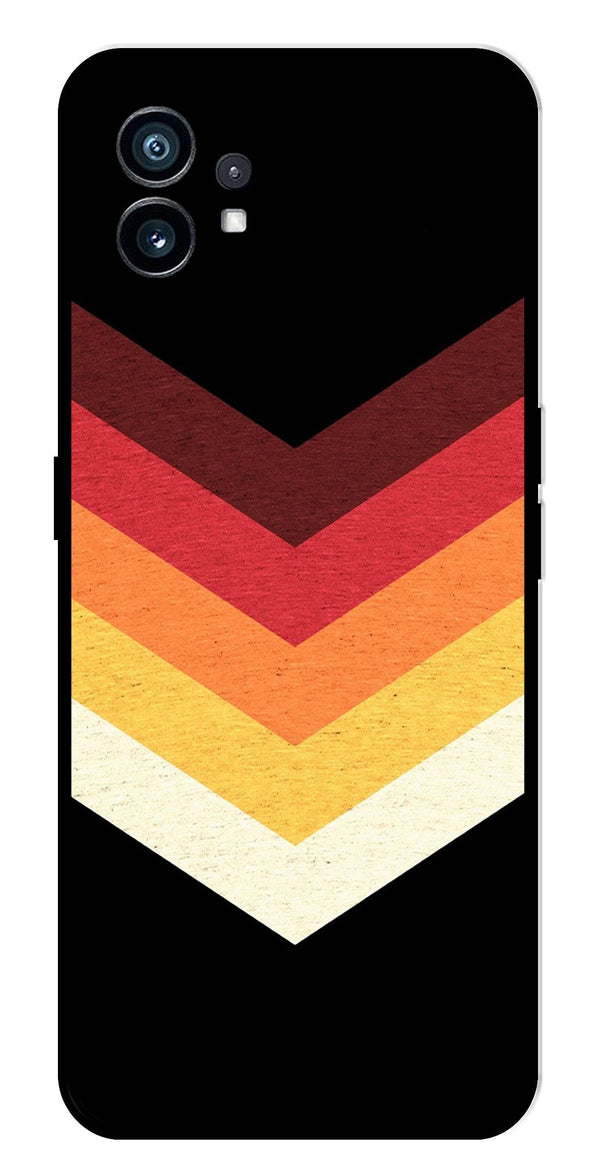 MultiColor Arrow Metal Mobile Case for Nothing Phone 1   (Design No -04)