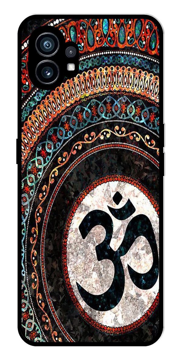 Oum Design Metal Mobile Case for Nothing Phone 1   (Design No -15)