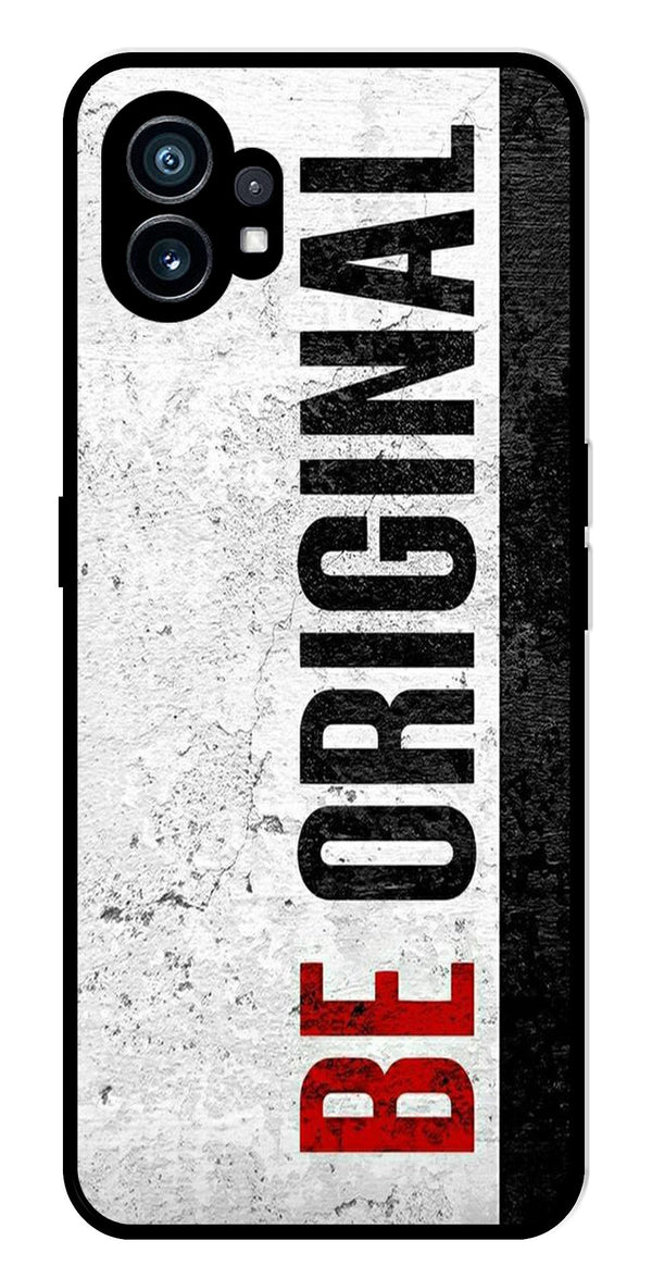 Be Original Metal Mobile Case for Nothing Phone 1   (Design No -38)